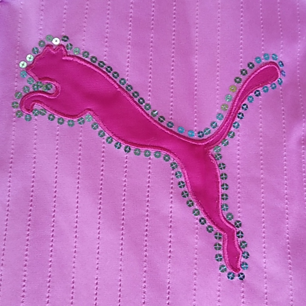 Puma Track Jacket. Toddler Girls 2T. Purple/Pink/Teal. - Picture 7 of 9